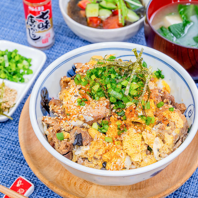 包丁不要！簡単・時短♪  ふんわり卵のサバ丼(^O^)/