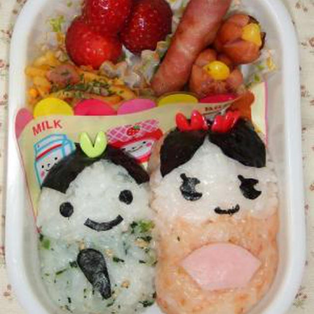 ひな祭りの幼稚園弁当