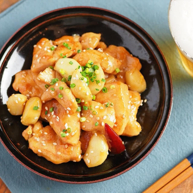 メシ通！鶏むね肉のにんにく甘酢煮