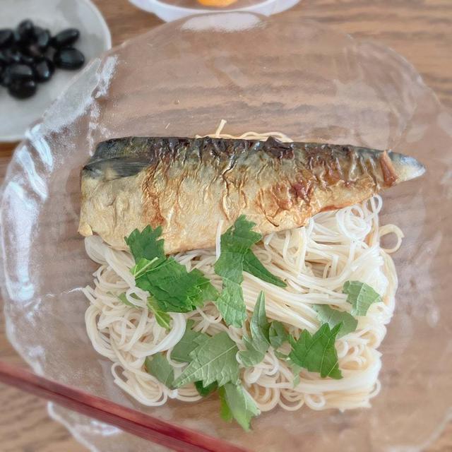 サバそうめん作りました～