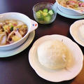 肉まんと白菜とベーコンのおかず中華スープ