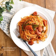 レンジで超簡単＊昔懐かしいナポリタン（1人用＆2人用）、フライパンレシピも。