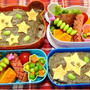 七夕のお弁当 と リボンのネイル