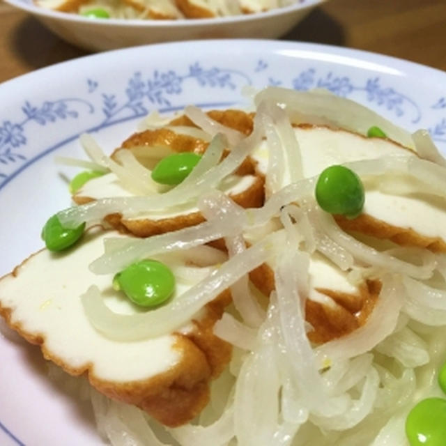 大根と魚河岸あげにアマニ油をかけて＆庭のローズマリー・ペパーミント♪