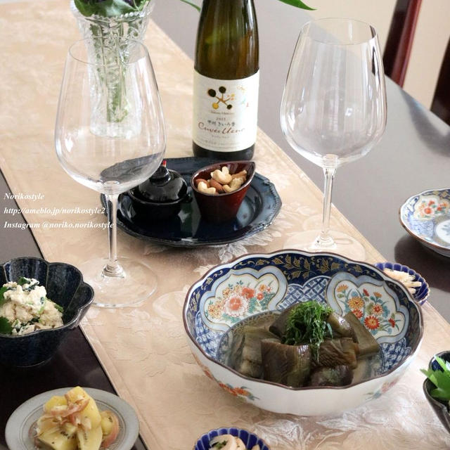 日本ワインのある食卓*メルシャン甲州きいろ香キュヴェ・ウエノ