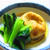 「小松菜と雁もどきの煮物」