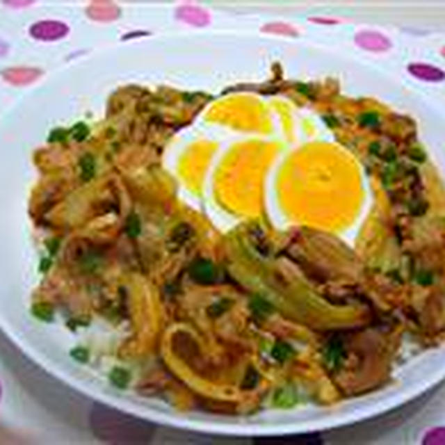 豚キムチ丼☆