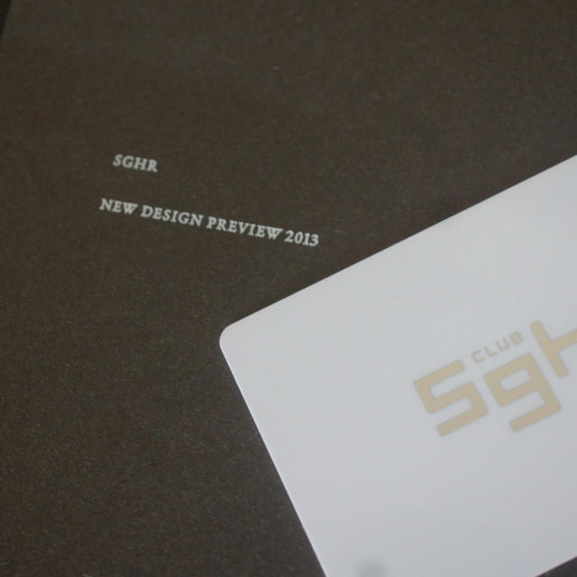 SGHR NEW DESIGN PREVIEW 2013 ・Celeb de TOMATO@青山