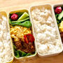 【 簡単！ドライカレーのお弁当＊レシピあり 】