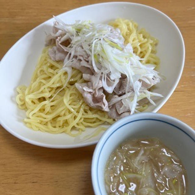 正麺の冷やし中華のラスト