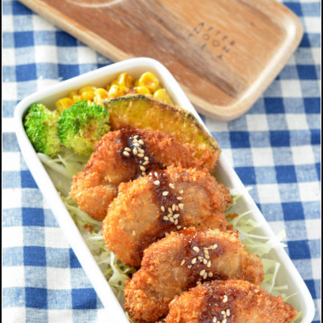 ソースヒレカツ丼のお弁当＊＊