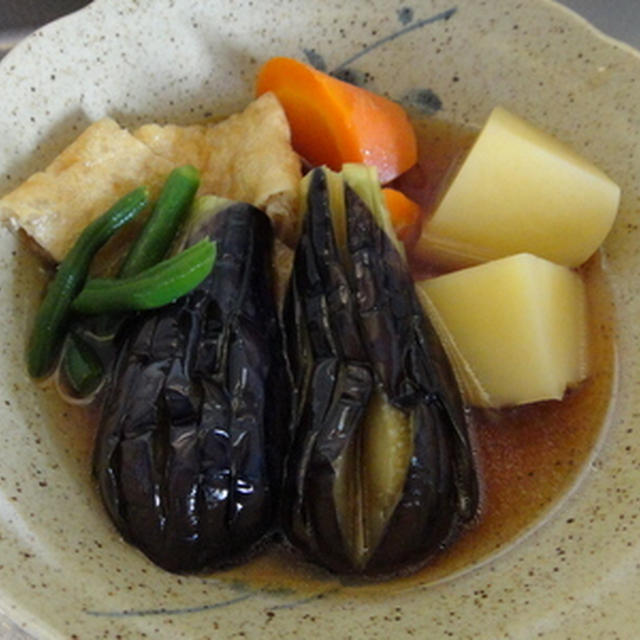 揚げなす入り煮物★★★