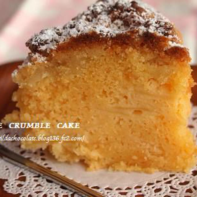 りんごのクランブルケーキとビスコッティ