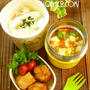 スープジャーで★ネギいっぱい麻婆豆腐　高野豆腐DE豚バラカツ　◆プランターで里芋大収穫