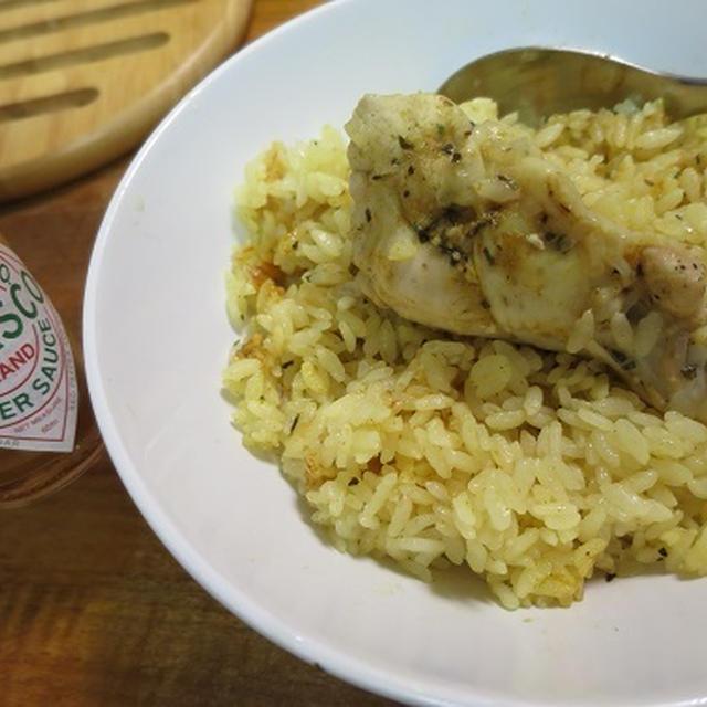 カレーチキンピラフ＆コーンクリームシチュー♪