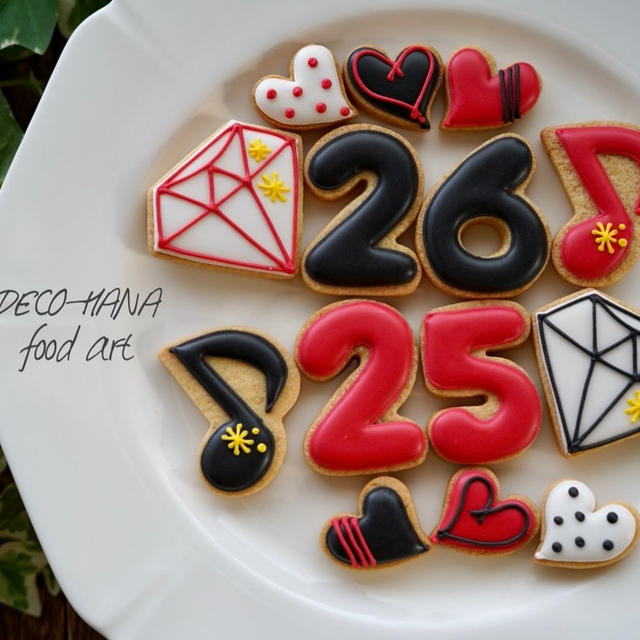 推しの誕生日アイシングクッキー❤️