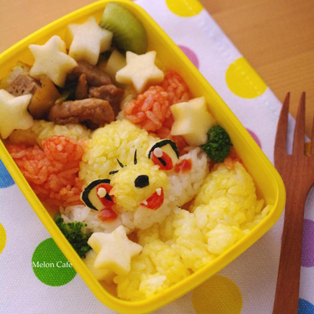 フォッコのおにぎりキャラ弁当☆ポケットモンスター弁当