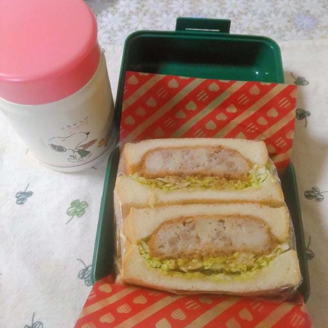 コロッケサンド弁当〖パン弁当〗 #平日お昼ご飯はお弁当or外食