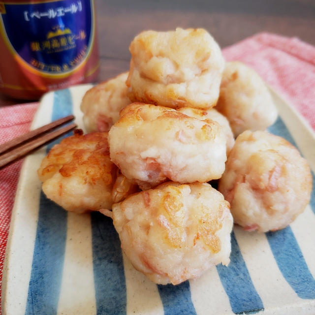 お酒がすすむ！紅生姜とシーフードのおつまみ揚げ