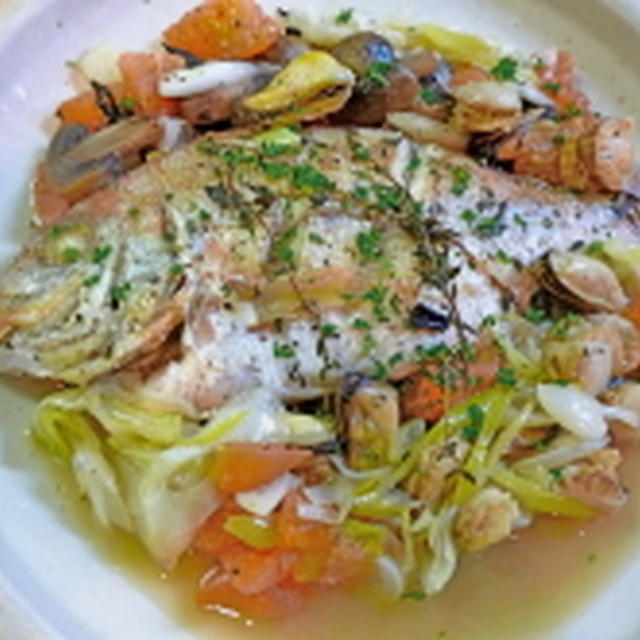 ちこ鯛のアクアパッツァ By くるくるさん レシピブログ 料理ブログのレシピ満載