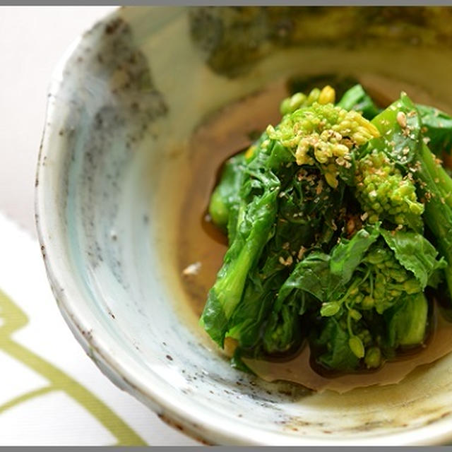 菜の花のおひたし＆出張料理教室