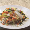 本日のパスタ、簡単！白菜とたっぷり野菜のクリーム煮風 by akkiさん