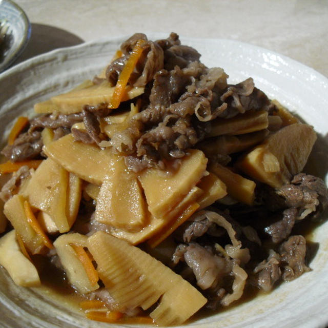☆ﾚｼﾋﾟ： 牛肉と筍の炒め煮☆