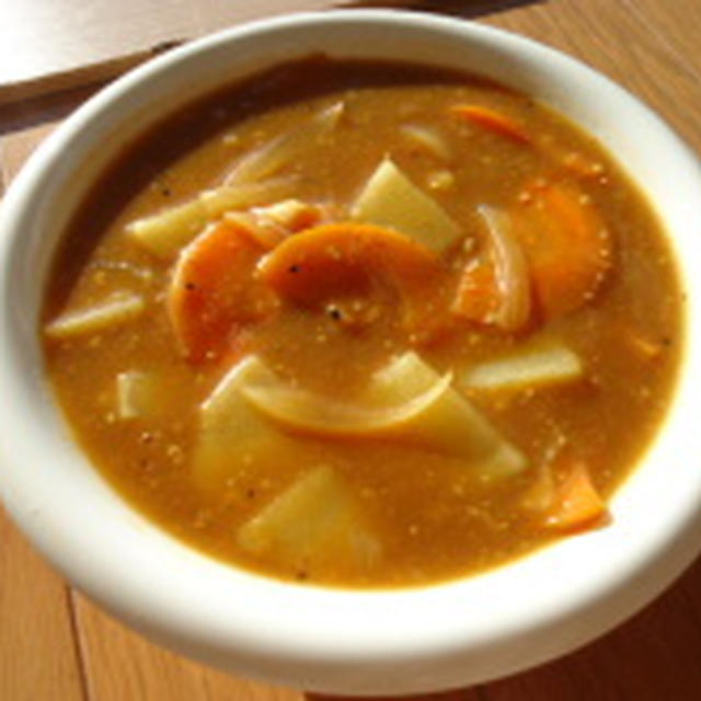 おなじみ野菜のスープカレー