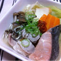 とろとろ～ホクホク。秋鮭のと白子の山芋鍋 by SHIMAさん