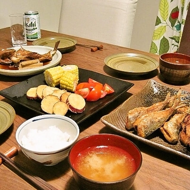 豆あじの唐揚げ２種