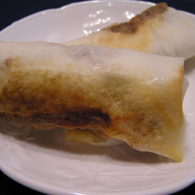 ひよこ豆のドライカレー春巻き