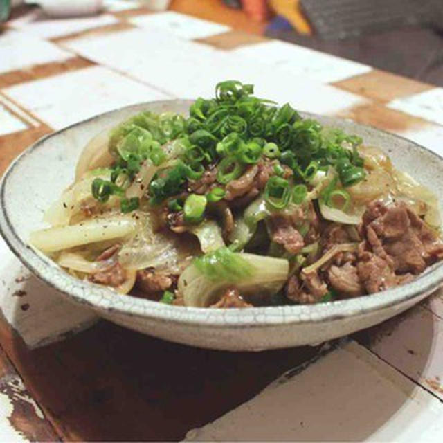 【recipe】牛肉とレタスのオイスター炒め／広島美香の話