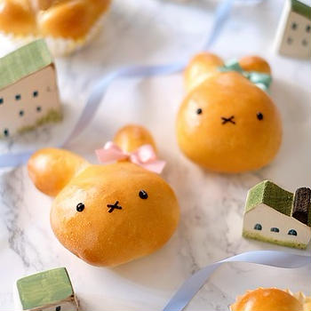 イースターにぴったり♡酒種酵母で作る「うさぎあんパン」