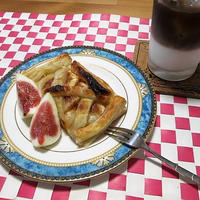 季節の果物で 簡単♪ クリチ無花果パイ
