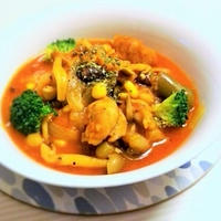 鶏と豆のトマト煮
