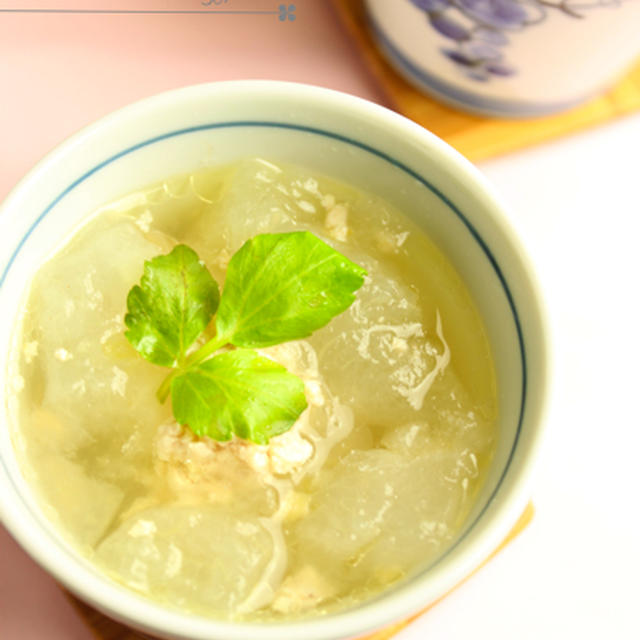 ふわっと、冬瓜の含め煮