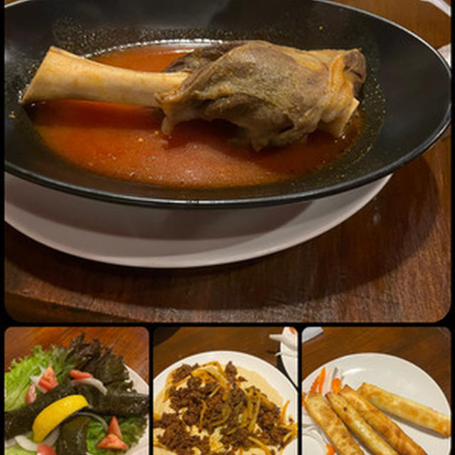 身内宴会で四ツ橋のペルシャ料理店「ハーフェズ(HAFEZ)」へ