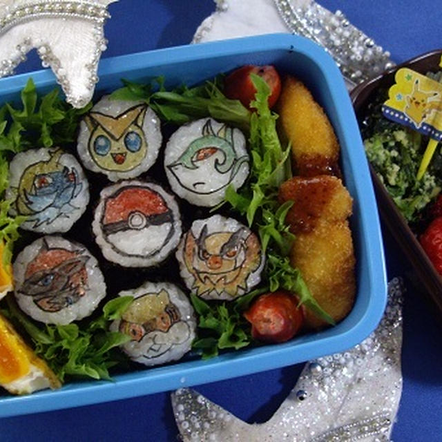 明日はイベント ポケモン俵おにぎり弁当 By ケロヨンさん レシピブログ 料理ブログのレシピ満載