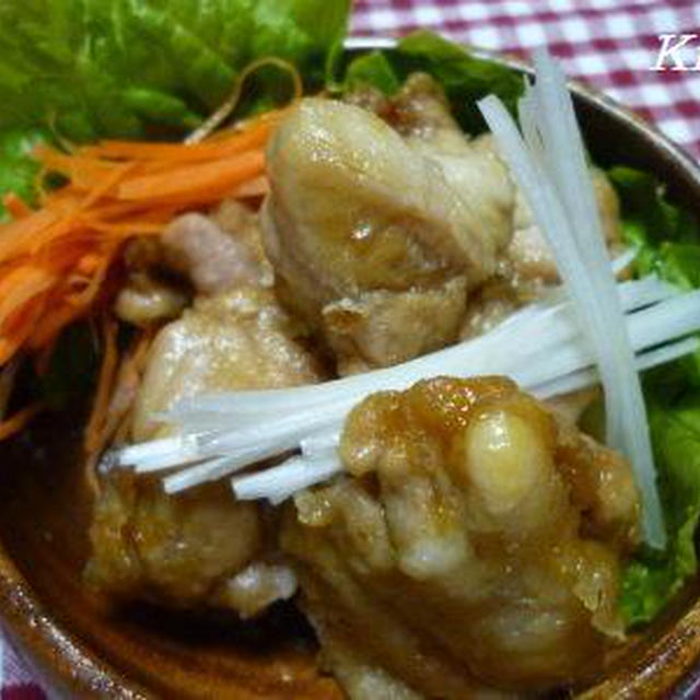 ヘルシーにレンチン唐揚げ♪