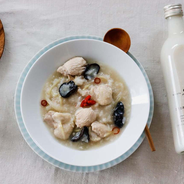 夏に食べたい。レンジで作る「甘酒サムゲタン」