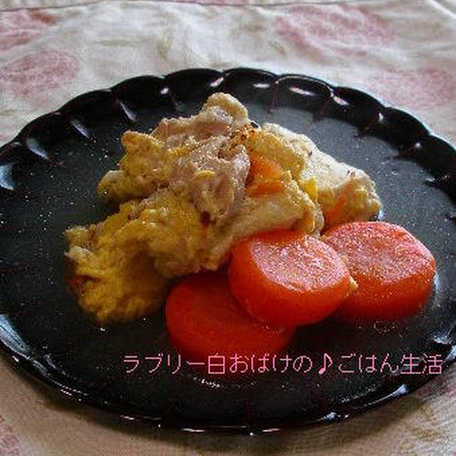 高野豆腐とツナ缶の卵とじ