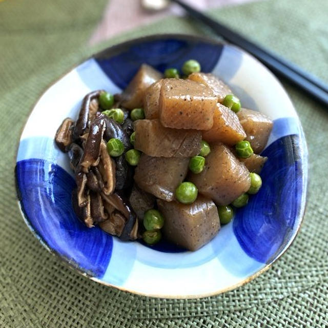 時短で仕上げるこんにゃくの甘辛煮