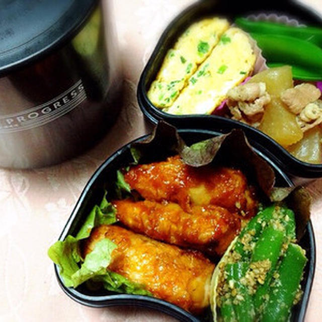 ささみのケチャップ炒め弁当