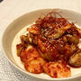 牡蠣が美味しい季節のうちに「牡蠣キムチポックン」。