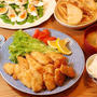 ４９３円＊鶏胸のチーズパン粉焼き定食【お給料前のおすすめメイン】