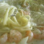 エビた?っぷりのクリームパスタ♪