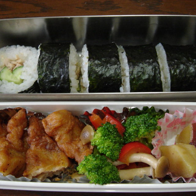 シーチキン巻き弁当♪