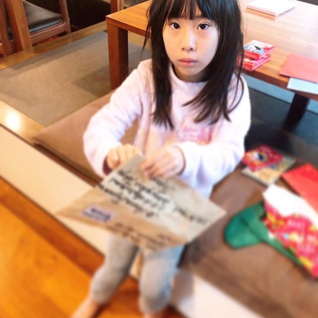 サンタさんが来ました〜！！