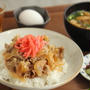 【副菜レシピ】叩ききゅうりの梅おかか和えと牛丼献立
