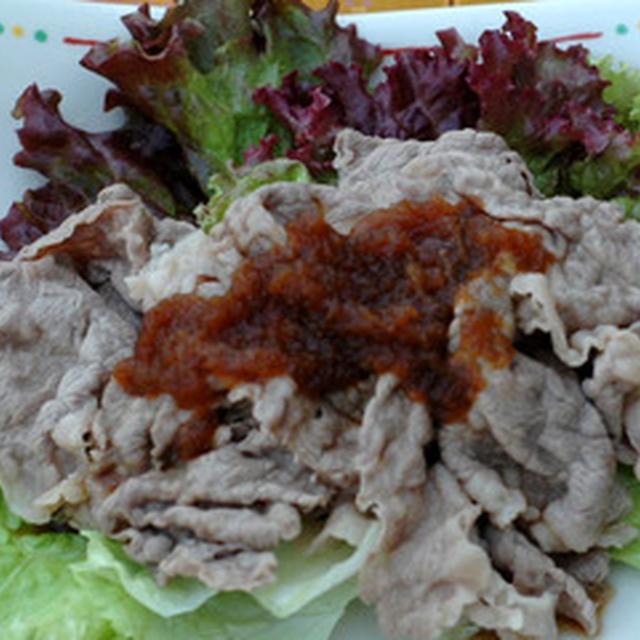 牛肉のタマネギソース